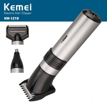 Kemei 3 in 1 waterproof rechargeable electric shaver shaving razor KM-1210